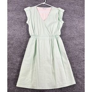 Sedge Dress Womens XS Extra Small Green Sleeveless‎ V Neck Casual Party